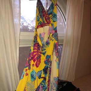 Fashion nova halter maxi dress